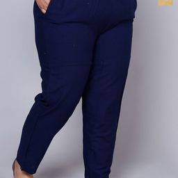 Prin Fashion House Women Pack Of 2 Plus Size Cotton Relaxed Straight Leg Trousers-image-139