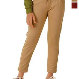 BAESD Girls Pack Of 2 Slim Fit Easy Wash Cropped Trouser-image-112