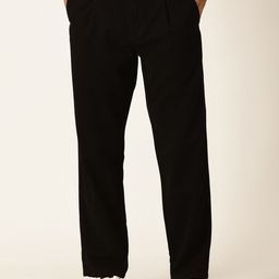 Thomas Scott Men Smart Straight Fit Mid-Rise Easy Wash Pure Cotton Chinos Trousers-picture-43