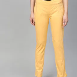 Jompers Women Beige Smart Slim Fit Low-Rise Trousers-image-15