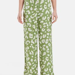 Kazo Women Animal Printed Comfort High-Rise Easy Wash Trousers-picture-38