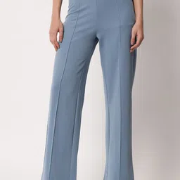 Kotty Women Straight Fit High-Rise Easy Wash Parallel Trousers-picture-12