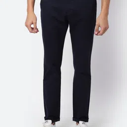Cantabil Men Mid Rise Cotton Regular Fit Trousers-image-46