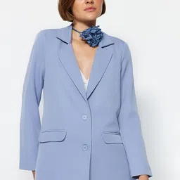 Trendyol Notched Lapel Single-Breasted Blazer-picture-9