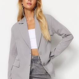 Trendyol Notched Lapel Single-Breasted Blazer-image-91