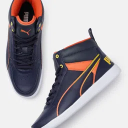 Puma Unisex Kids Perforations Pluto Youth Mid-Top Sneakers-image-18