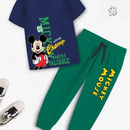YK Disney Boys Printed T-shirt with Trousers-picture-49