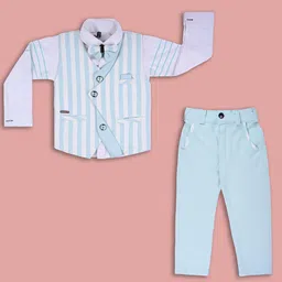 Wish Karo Boys Shirt & Trousers With Waistcoat-6