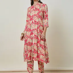 Soch Rayon Floral Print Kurta Set-14