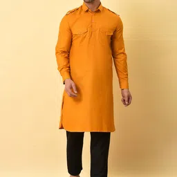 Hangup Mandarin Collar Kurta with Trousers-picture-51