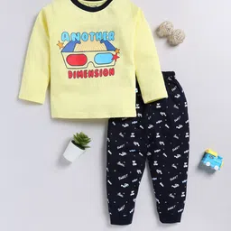 Toonyport Boys Graphic Printed Pure Cotton Top with Trousers-image-56