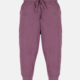 KiddoPanti Kids Purple Solid Cotton Joggers-image-101