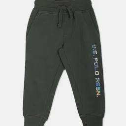 U.S. Polo Assn. Kids Boys Metallic Printed Cotton Joggers-picture-28