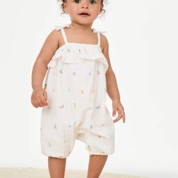 Marks & Spencer Infant Girls Printed Pure Cotton Rompers-image-46
