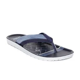 Paragon Men Blue Striped Thong Flip-Flops-picture-45