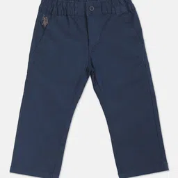 U.S. Polo Assn. Kids Boys Regular Fit Mid-Rise Trousers-image-62