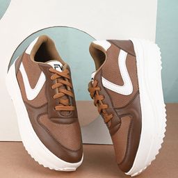 Fashion Victim Women Woven Design Heeled Lightweight Sneakers-image-50