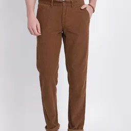 t-base Men Mid-Rise Cotton Lycra Regular Fit Regular Trousers-picture-1