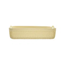 Kuber Industries Set Of 4 Cream Coloured Self Design Organisers image 4