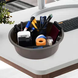 Kuber Industries Grey Set of 4 Regular Desk Organiser Organisers image 2