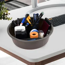 Kuber Industries Grey Set of 6 Regular Desk Organiser Organisers image 3