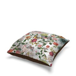 BIANCA Set Of 3 Green & Blue Abstract Printed Square Cushion Cover image 2