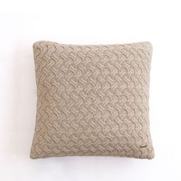 Pluchi Beige Square Cotton Cushion Covers-13