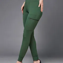 Miss Chase Relaxed Fit Regular-Length High-Rise Trousers-image-42