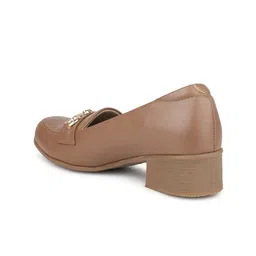 Inc 5 Square Toe Block Loafers Heels image 3