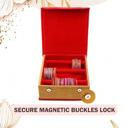 Kuber Industries Red Set of 2 Regular Jewellery Organiser Organisers image 3