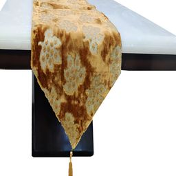 Good Vibes Brown Printed Table Runner image 3