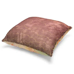 BIANCA Brown & Beige Set of 2 Abstract Square Cushion Covers image 5