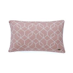 Pluchi Pink & White Geometric Rectangle Cotton Cushion Covers-image-35