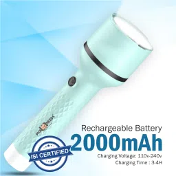 Rechargeable Torch Emergency Light With 4 Mode Light Type C Fast Charging Torch-image-97