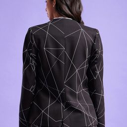 FableStreet Front Open Shawl-Neck Blazer image 2
