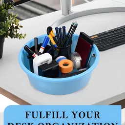 Kuber Industries Grey Set of 4 Regular Desk Organiser Organisers image 3