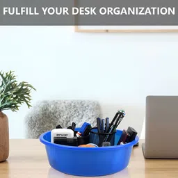 Kuber Industries Blue Set of 6 Regular Desk Organiser Organisers image 5