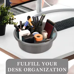 Kuber Industries Grey Set of 6 Regular Desk Organiser Organisers image 5