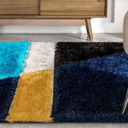 minget Multicolor Polyester Carpet image 2