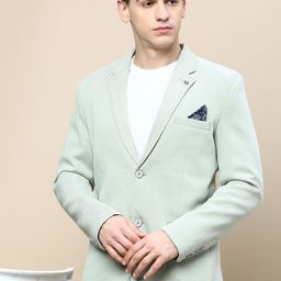SHOWOFF Notched Lapel Single Breasted Blazer-image-55