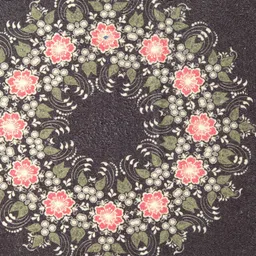 AAZEEM Grey & Green Abstract Pattern Floor Runners image 5