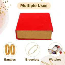 Kuber Industries Red Set of 2 Regular Jewellery Organiser Organisers image 5