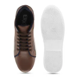 ELIXIR MAN Men Padded Insole Lightweight Contrast Sole Sneakers image 3