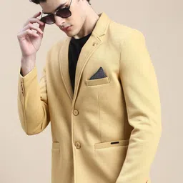 SHOWOFF Slim-Fit Single Breasted Blazer-image-9