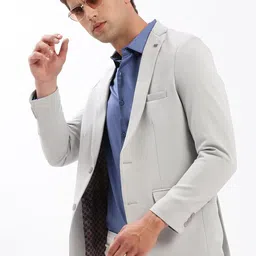SHOWOFF Slim Fit Notched Lapel Single-Breasted Casual Blazer-picture-43