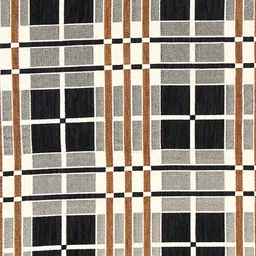 ROMEE Set Of 6 Cream-Coloured & Black Checked Sofa Covers image 5