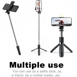 AMUSING Best quality lighting Selfie Stick with remote for smartphone Monopod image 4