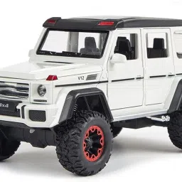 1:24 Scale Model Alloy AMG 4X4 Diecast Metal Car Light & Sound Pullback Toy Cars-image-2