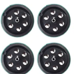 4pcs 90 mm x 20 mm Plastic Robotic Wheel for DC Geared Motor RC Car Robot-20