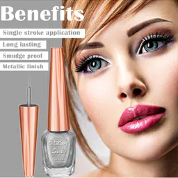 ForSure Set of 2 Sparkle Absolute Shine Liquid Glitter Eyeliners 7 ml Each - Shade 05 & 06 image 4